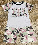 Camo Bunny Shorts Set