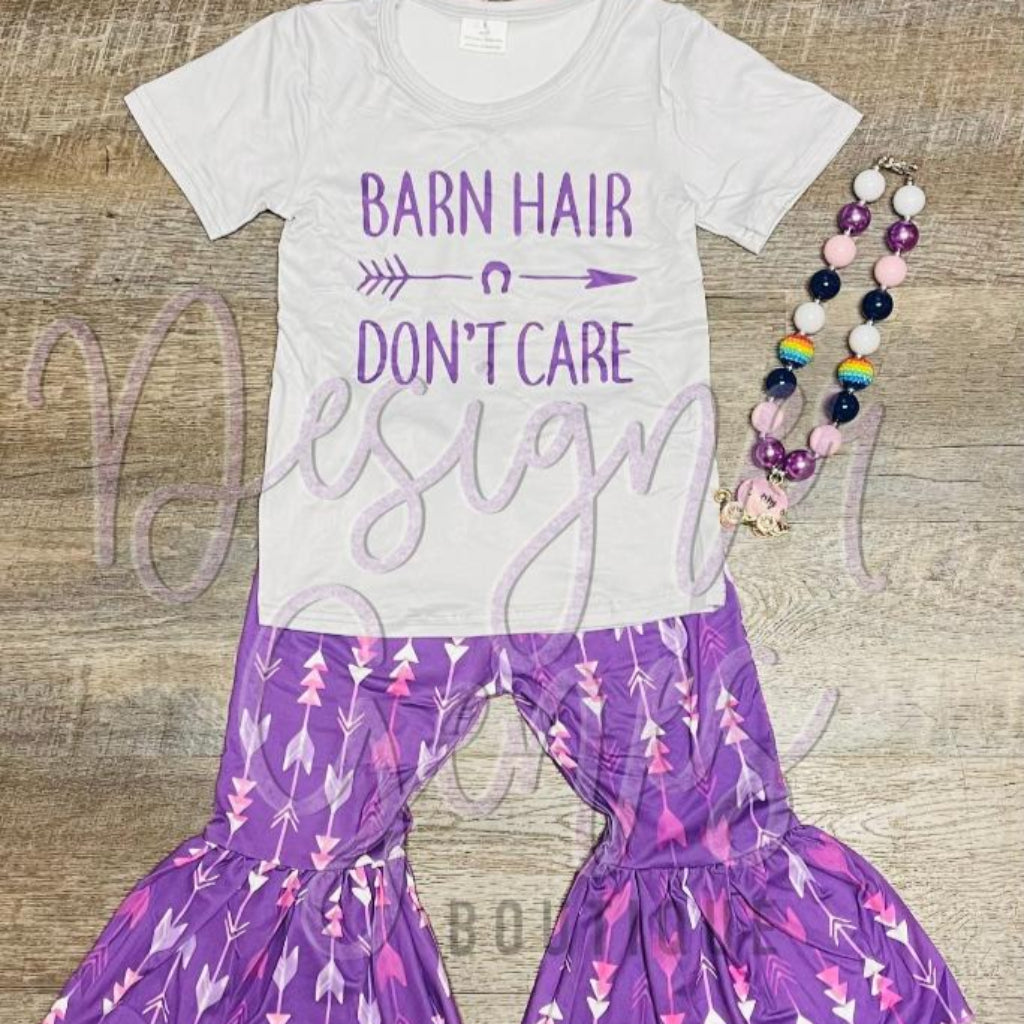 Custom Barn Hair Don't Care Bell Pant Set