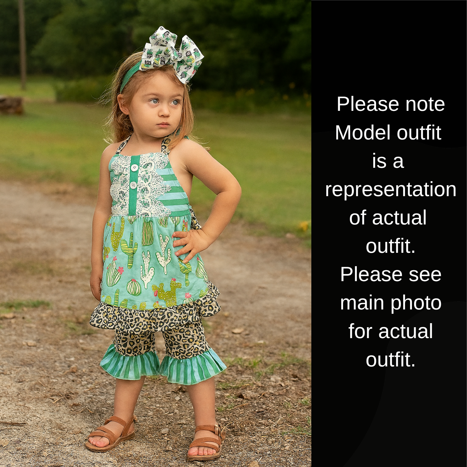 Custom Design Cactus Cutie Capri/shorts set