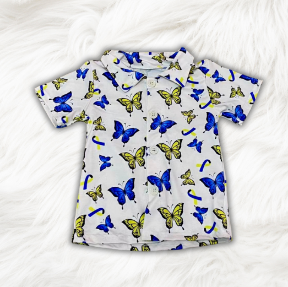 Custom Butterfly Ribbon Shirt