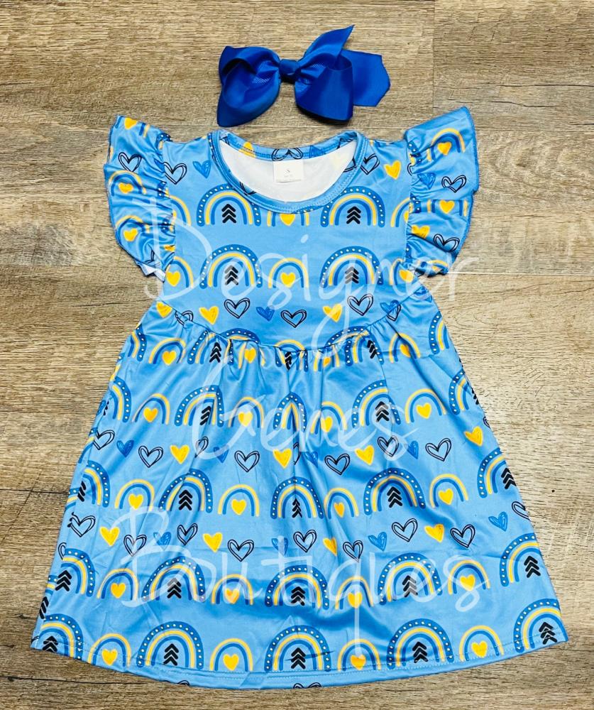 Custom Ladies Lucky Rainbow Dress