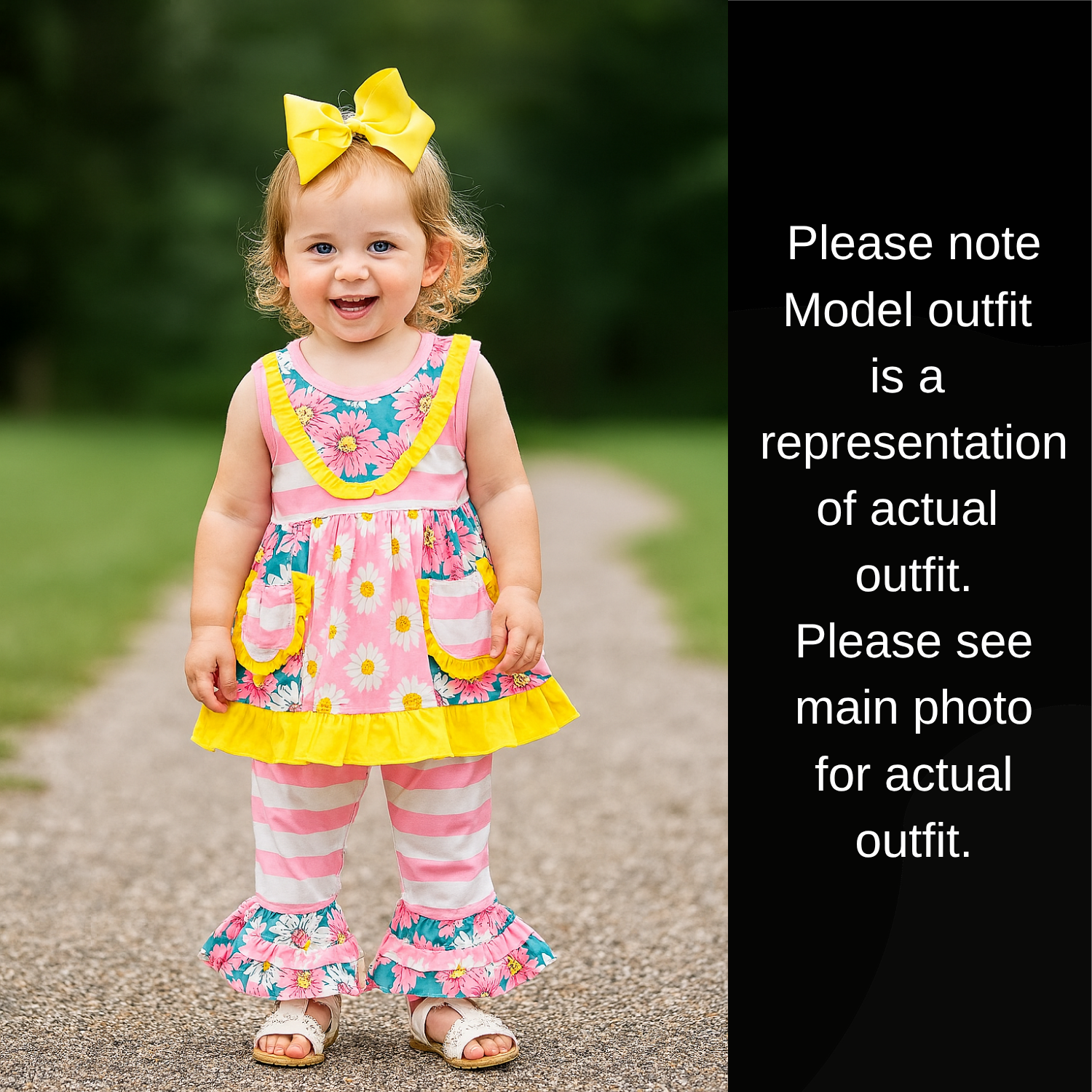 Sunshine Daisy Ruffle set