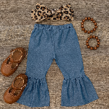 Classic Denim Bell Bottom Pants