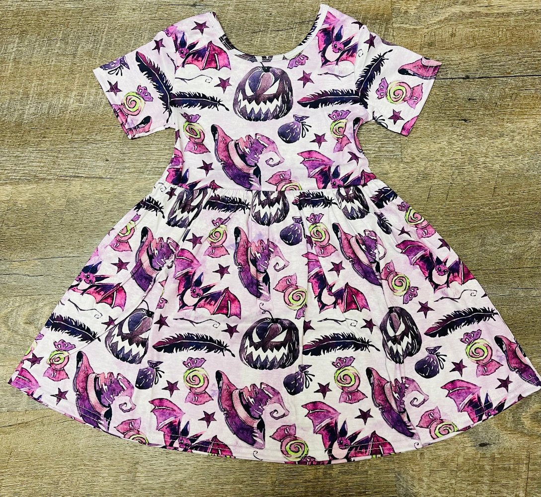 Purple Halloween Twirl