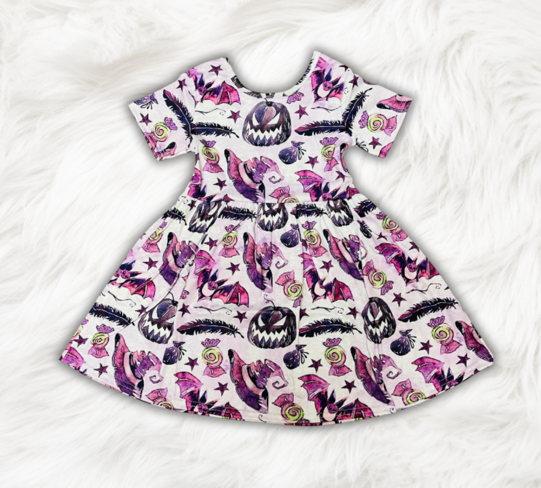 Purple Halloween Twirl