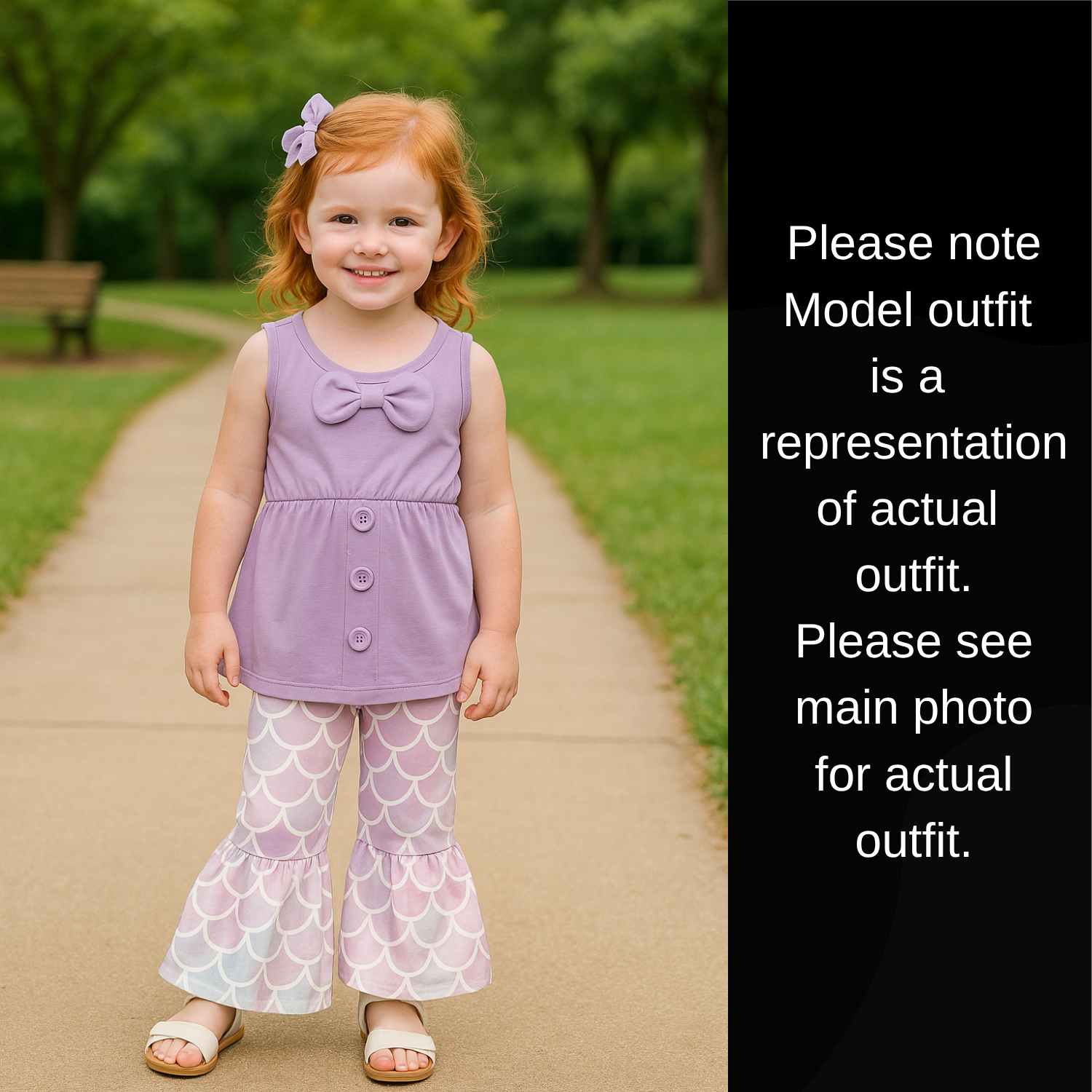 Lilac Mermaid Ruffle Set