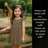 Wild & Whimsy Ruffle Sleeve Dress