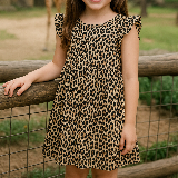 Wild & Whimsy Ruffle Sleeve Dress