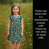 Citrus Grove Flutter Dress