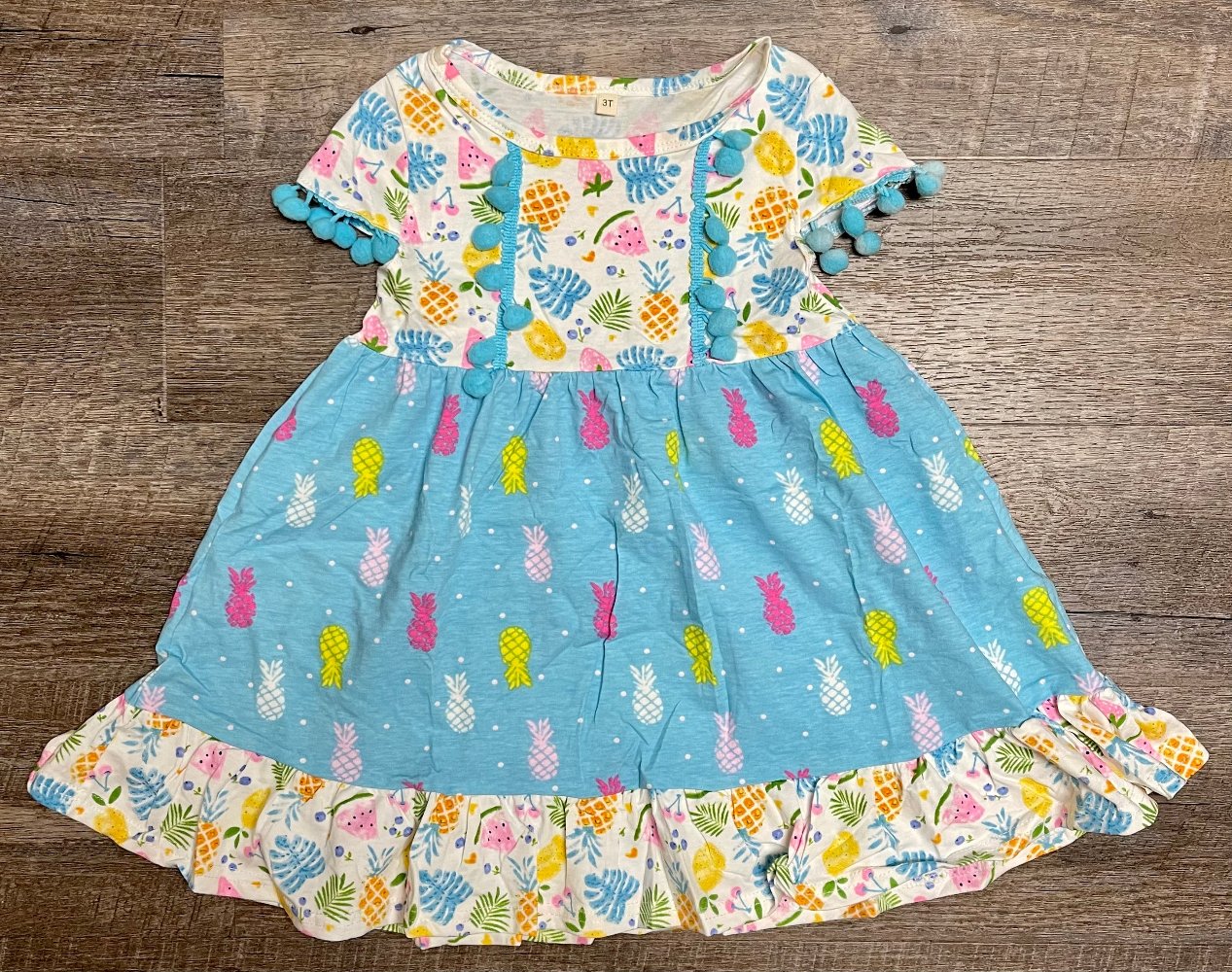 Pom Pom Pineapple Dress