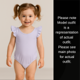 Pretty in Pink Flutter Sleeve One-Piece