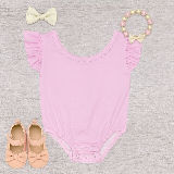 Pretty in Pink Flutter Sleeve One-Piece