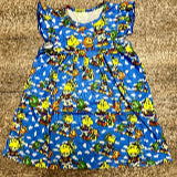 Rainbow Brite & Friends Flutter Sleeve Dress