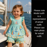 Sail Away Ruffle Short Set