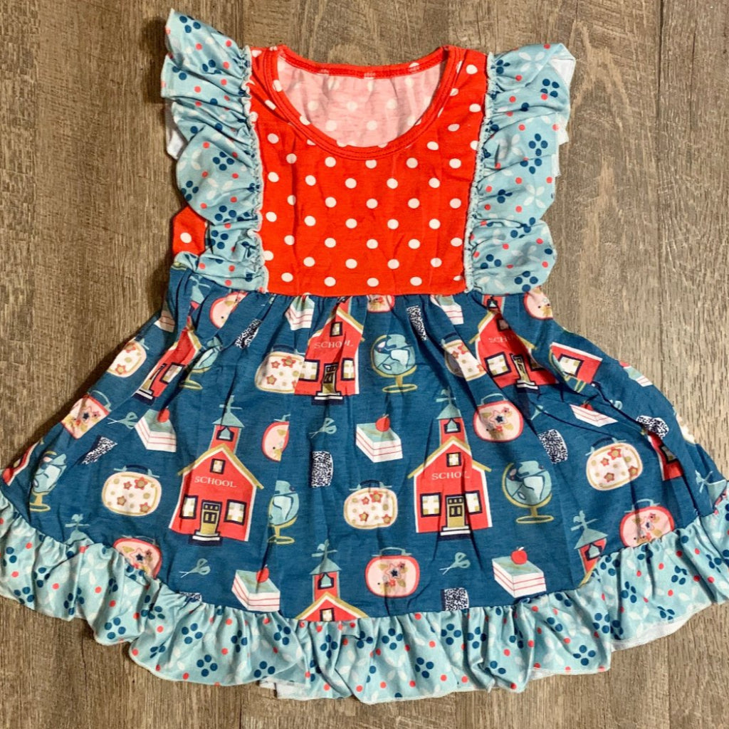 School House Ruffle Dress