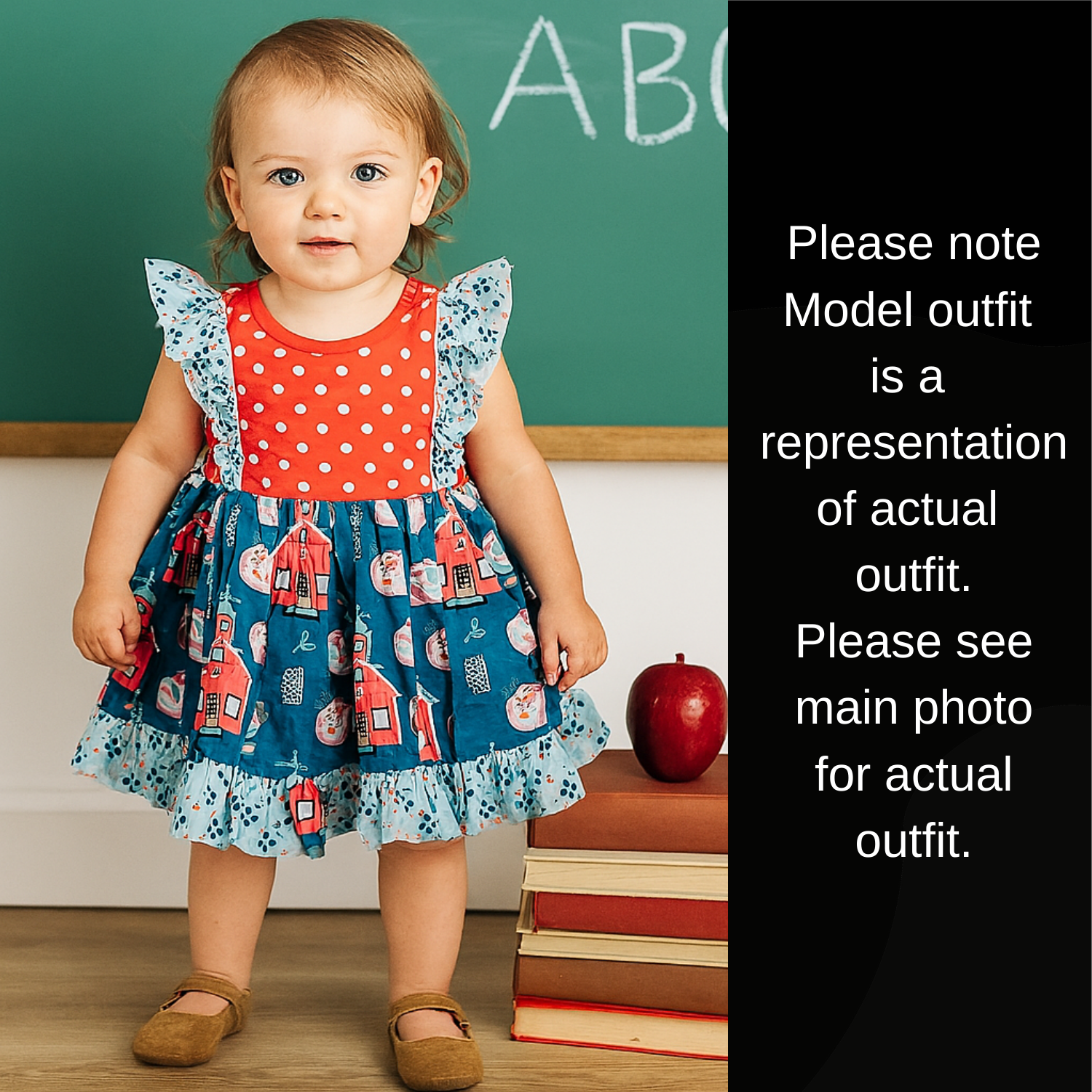 School House Ruffle Dress