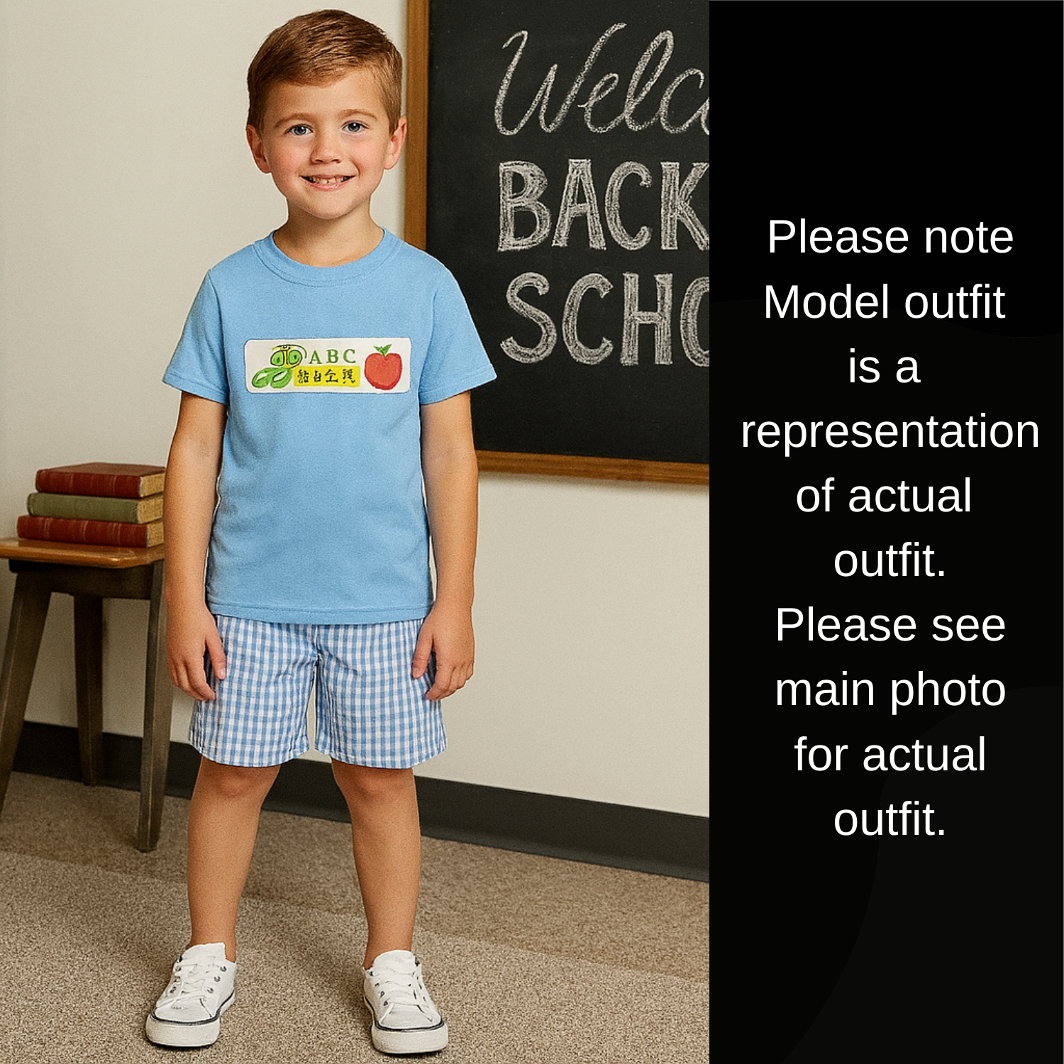 Back to School Shorts Set