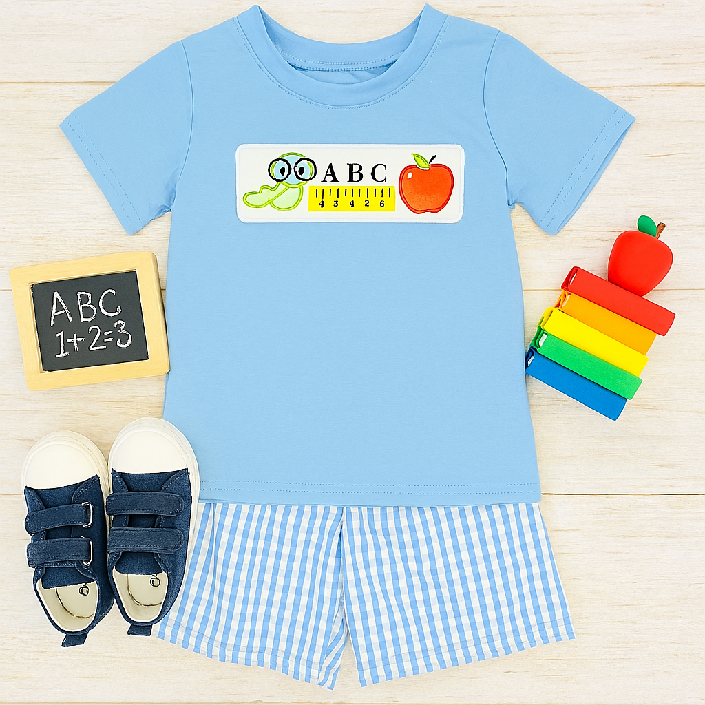 Back to School Shorts Set