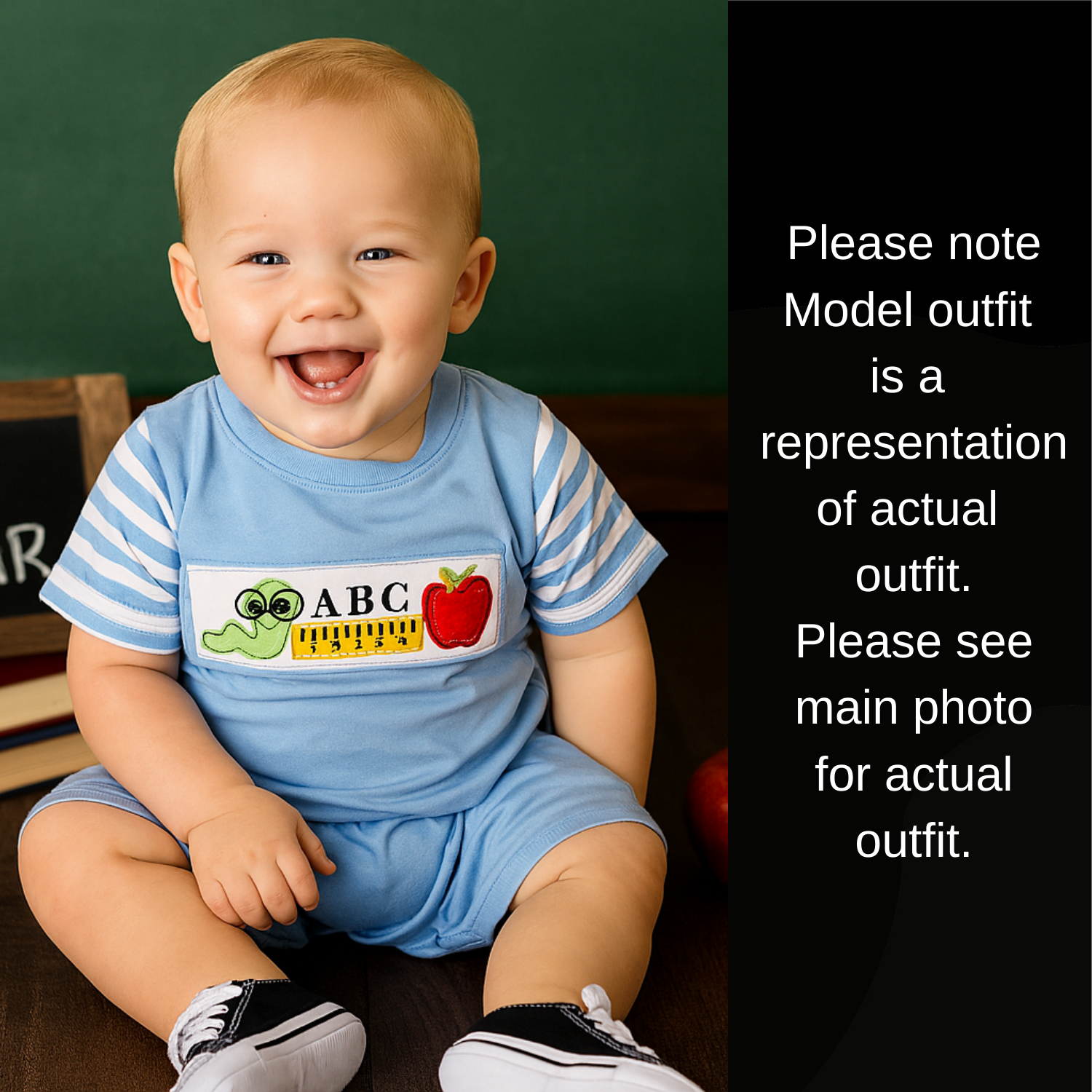 ABC School Days Romper