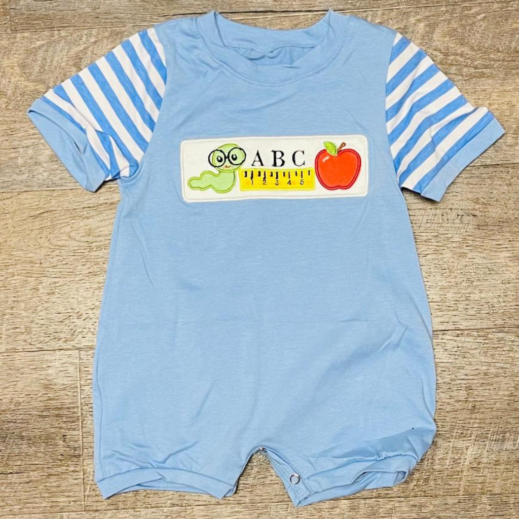 ABC School Days Romper