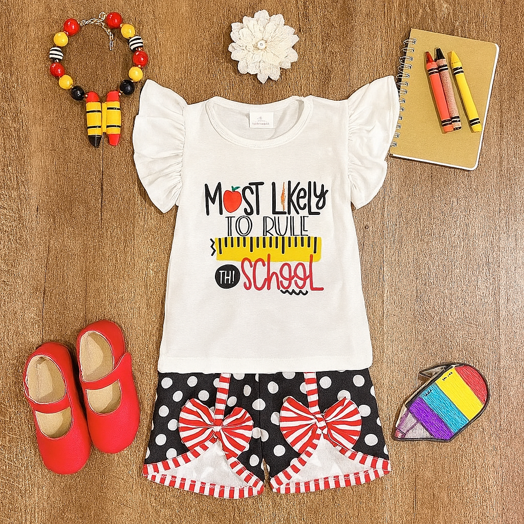 Most Likely to Rule the School" outfit