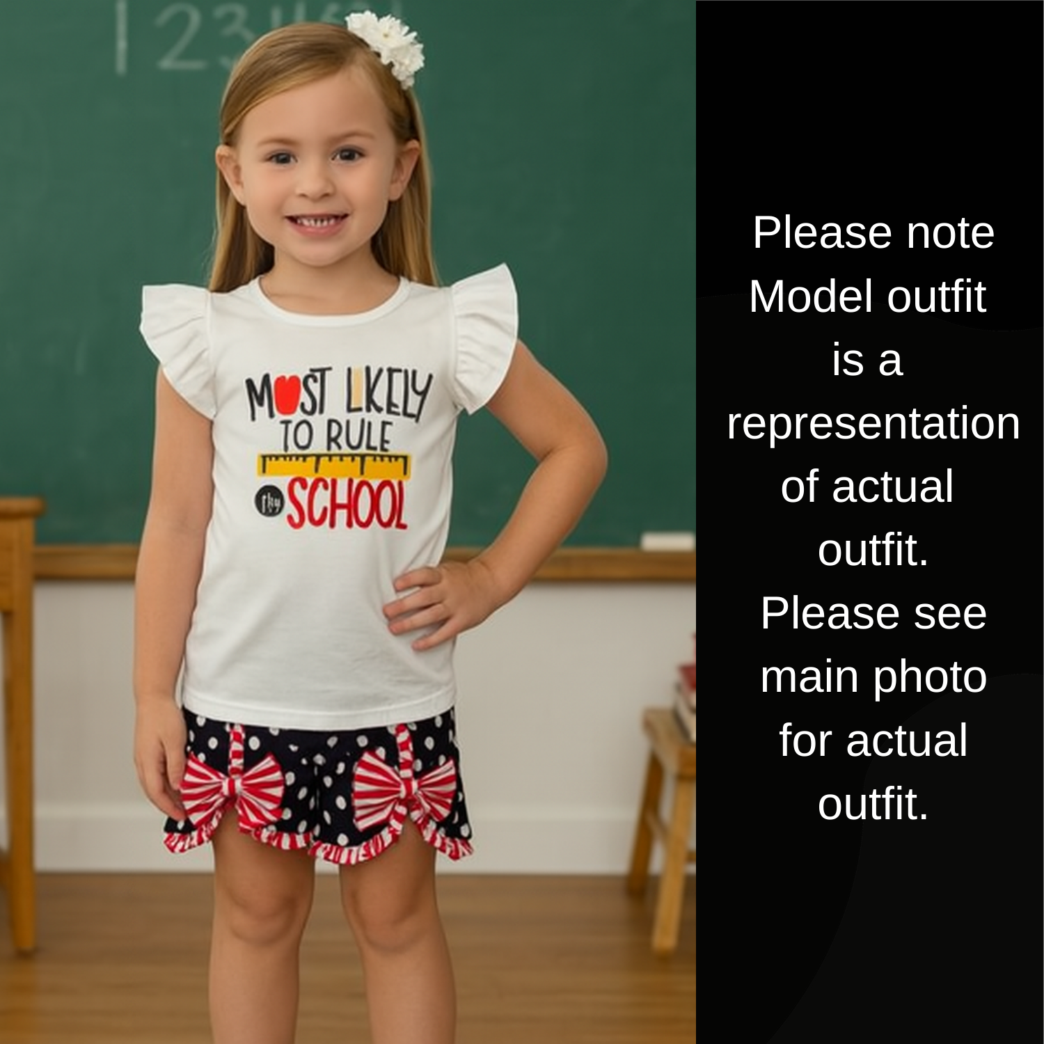 Most Likely to Rule the School" outfit