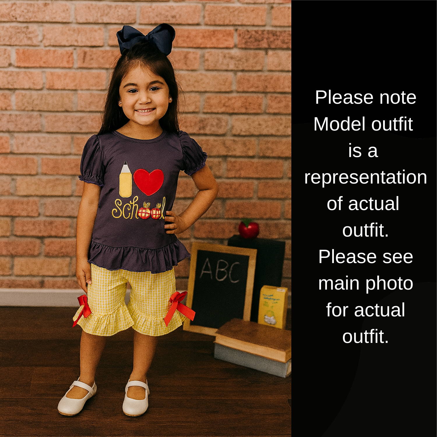 I ❤️ School outfit