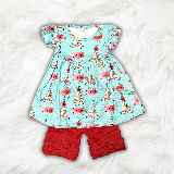 Floral Tent Shorts Set