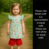 Teepee Dreams Ruffle Short Set