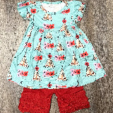 Floral Tent Shorts Set