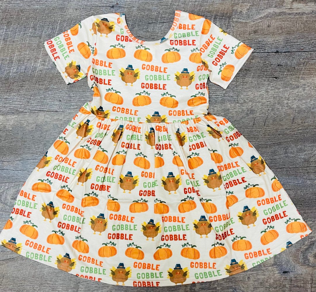 Gobble Twirl Dress