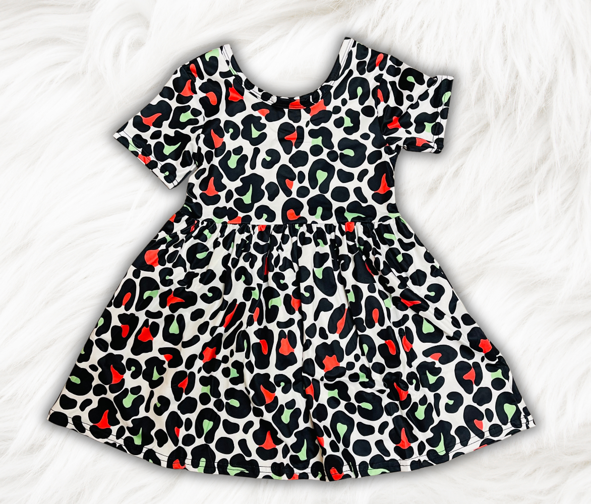 Cheetah Twirl Dress