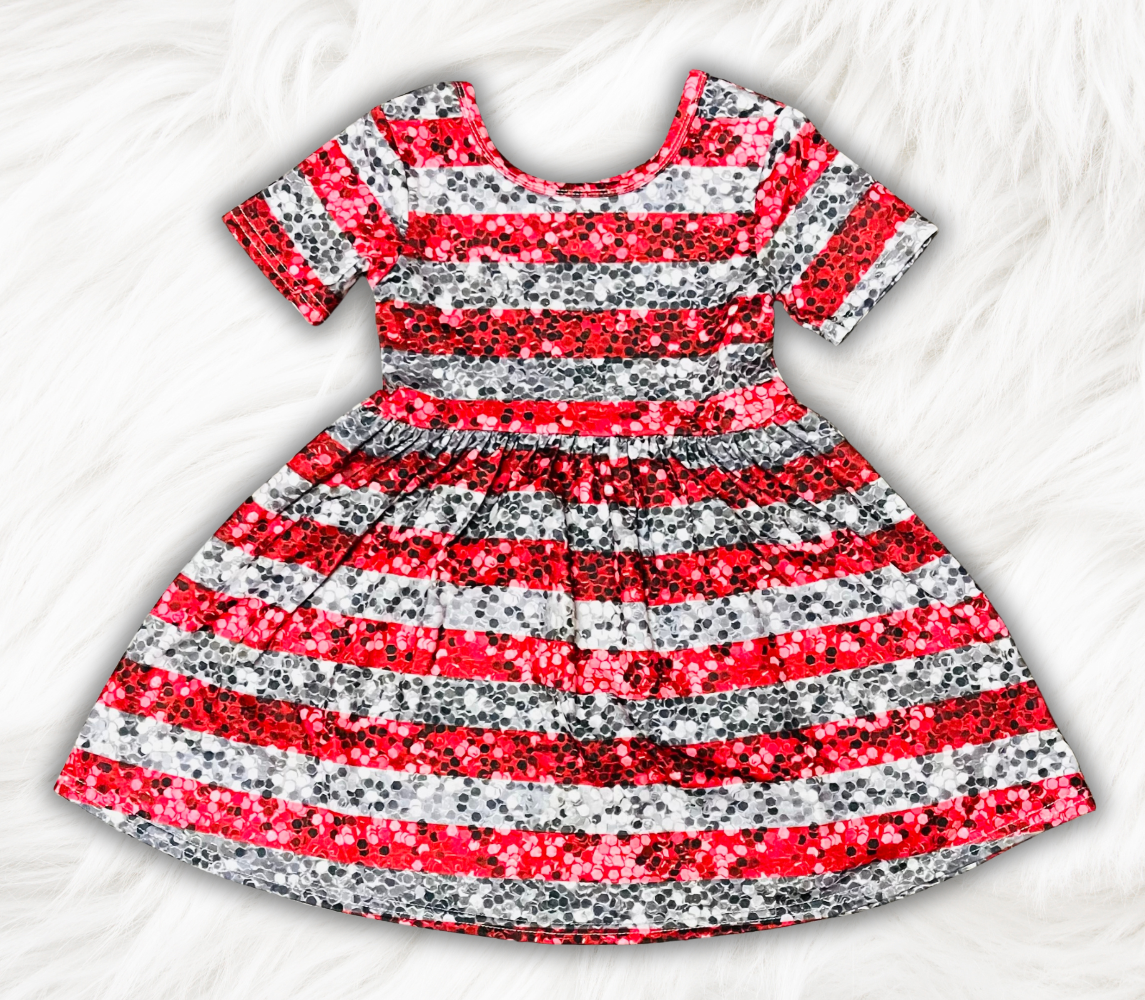 Stripe Twirl Dress