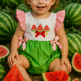 Watermelon Wishes Romper