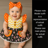 Black & Gold Calico Dress