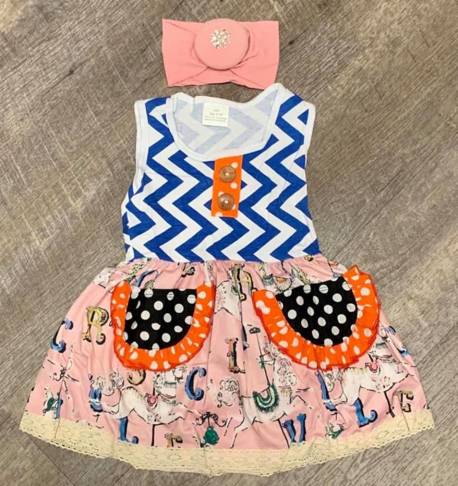 Carousel Panel Dress