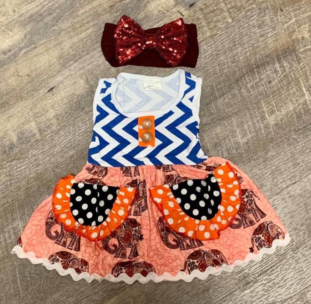 Elephant Panel Dress