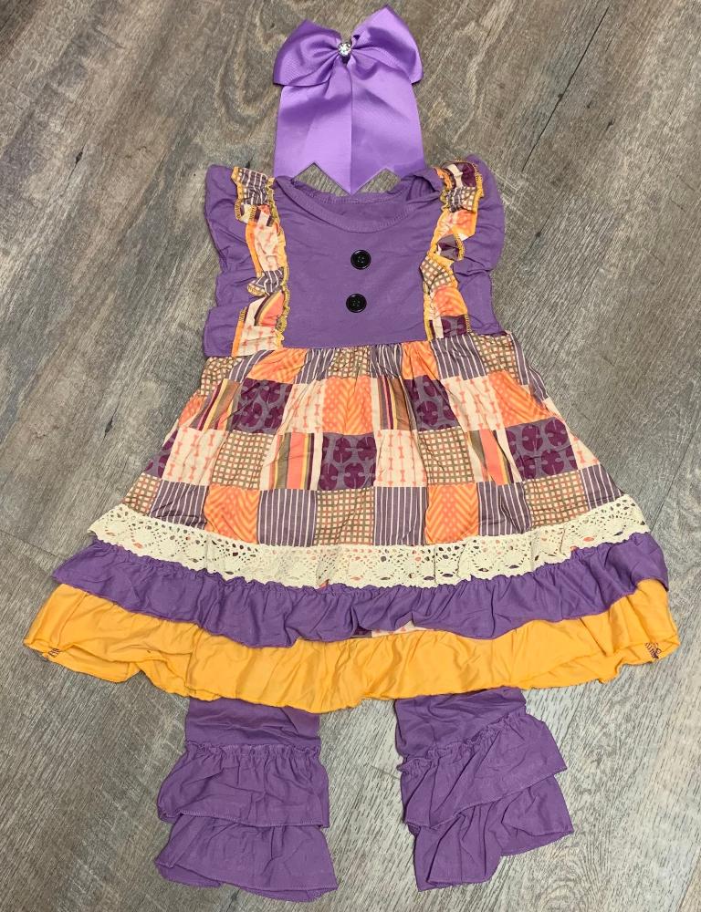 Purple Patchwork Set