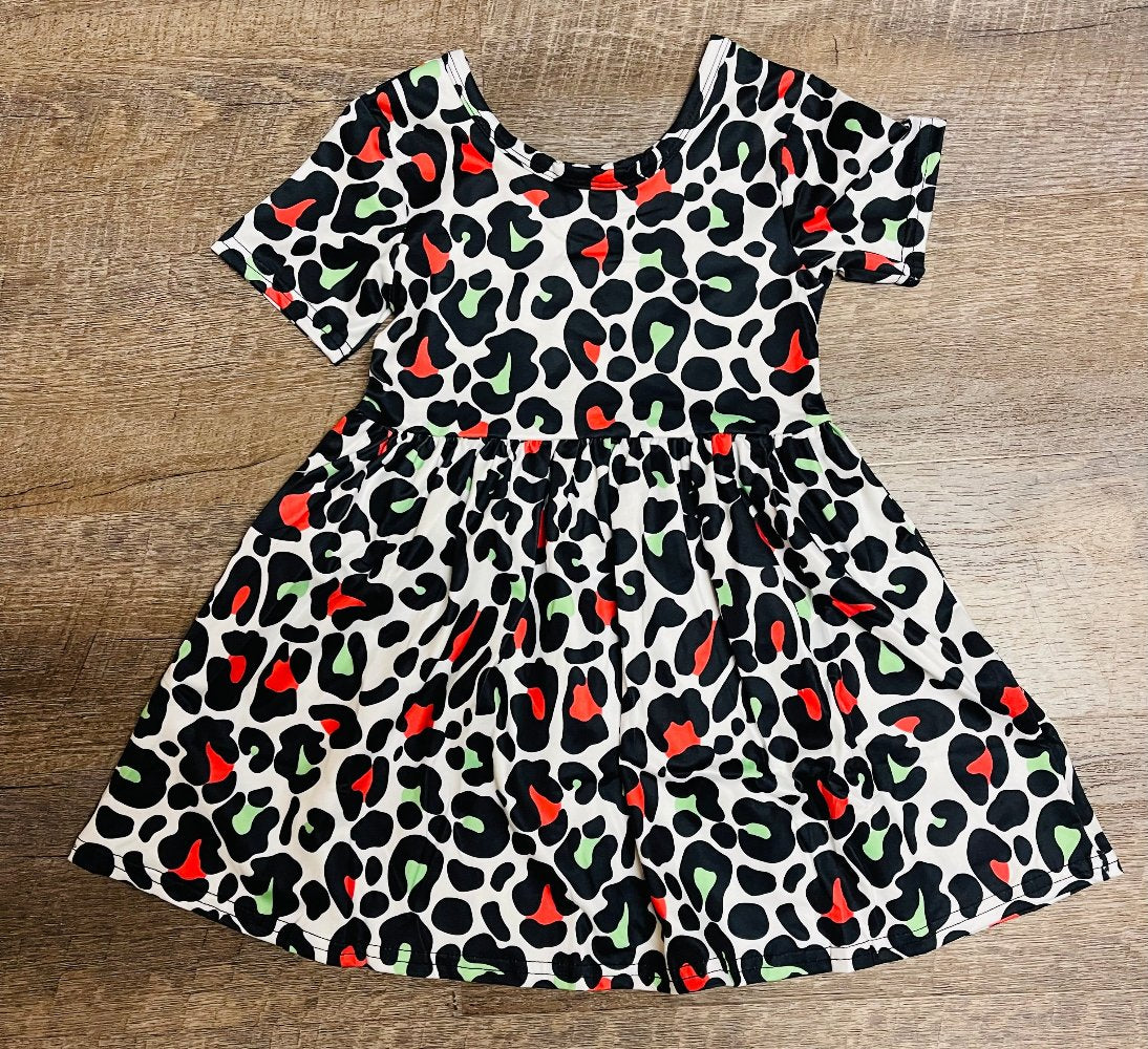Cheetah Twirl Dress