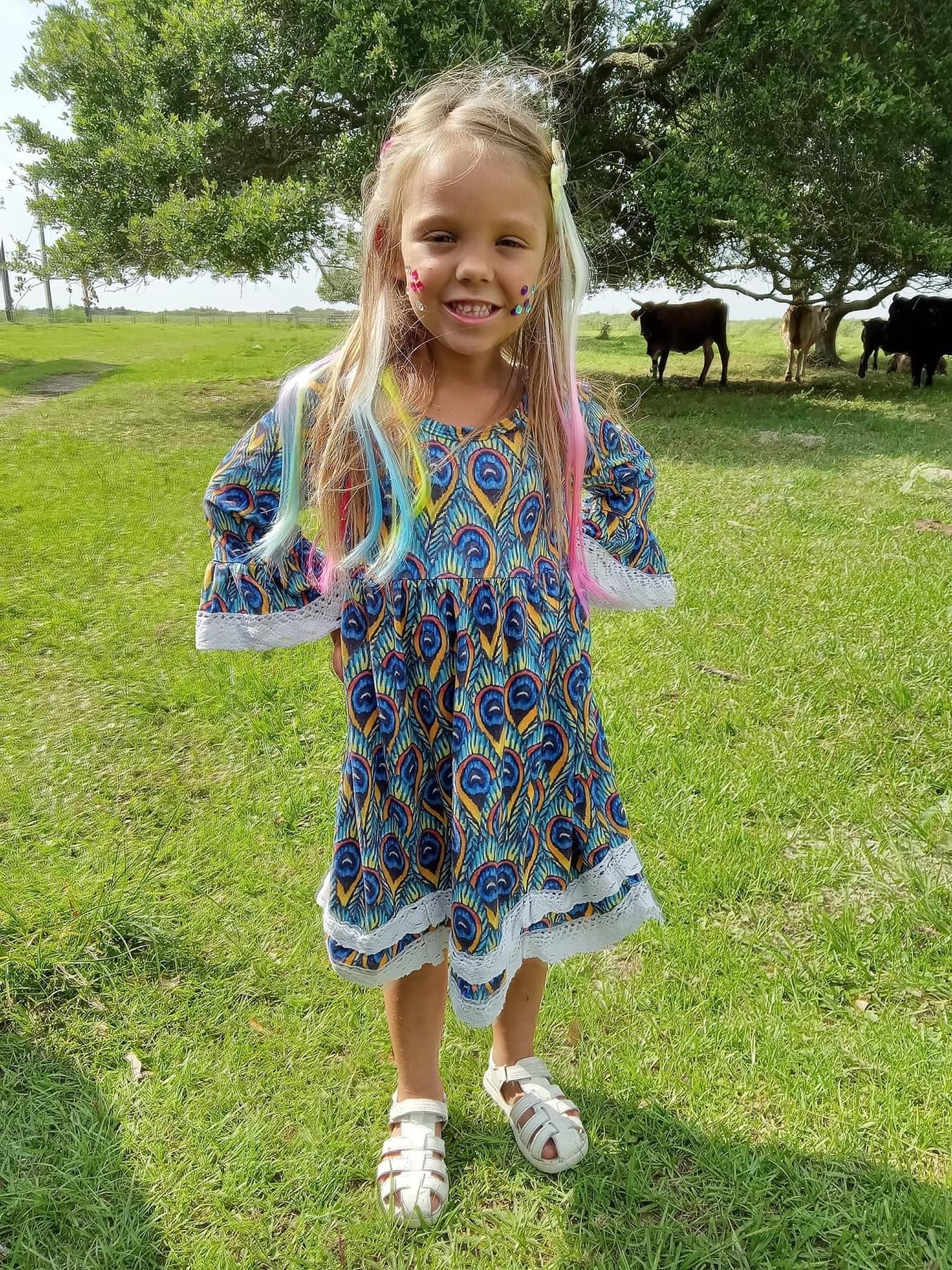 Pretty as a Peacock Dress