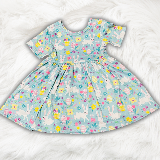 Green Bunny Twirl Dress