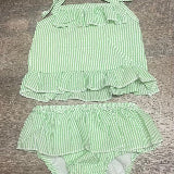 Minty Fresh Seersucker Swim Set